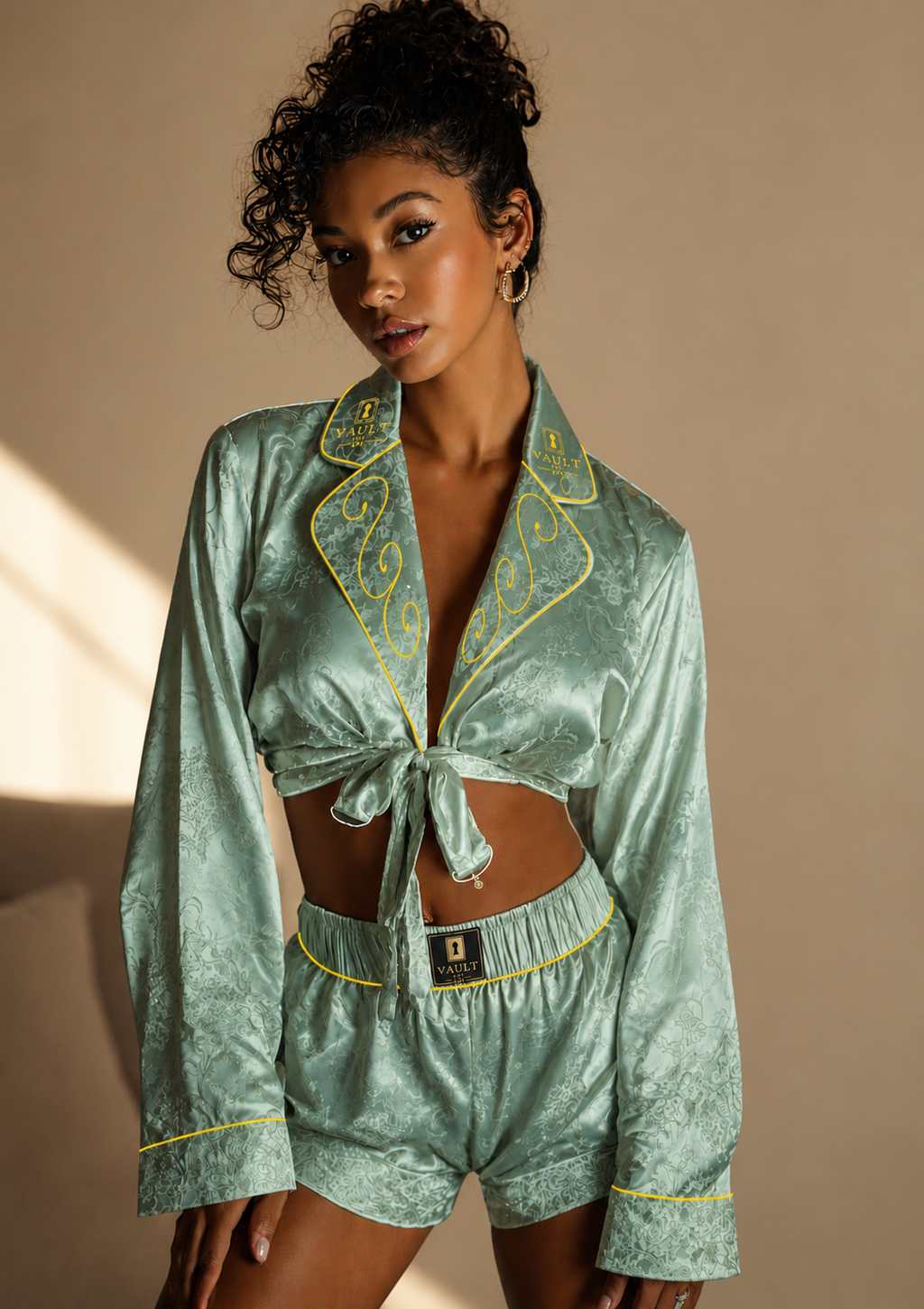 VAULT 1311 Satin Lounge Set