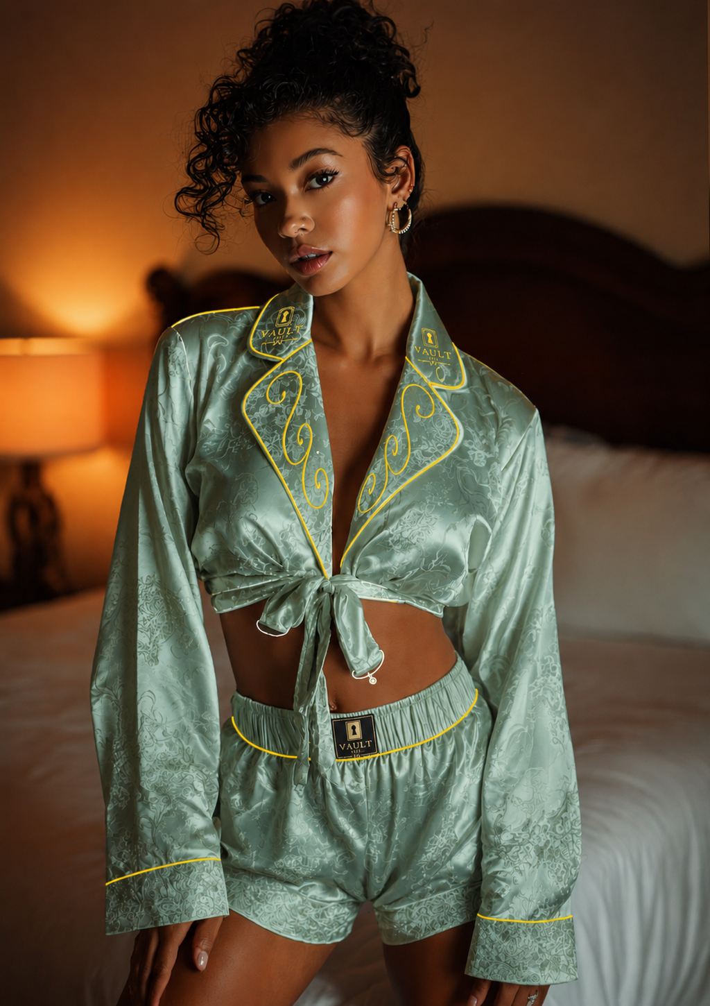 VAULT 1311 Satin Lounge Set