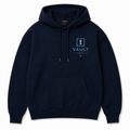 VAULT 1311 Signature Pullover Hoodie — Navy Blue/ Light Icy Blue