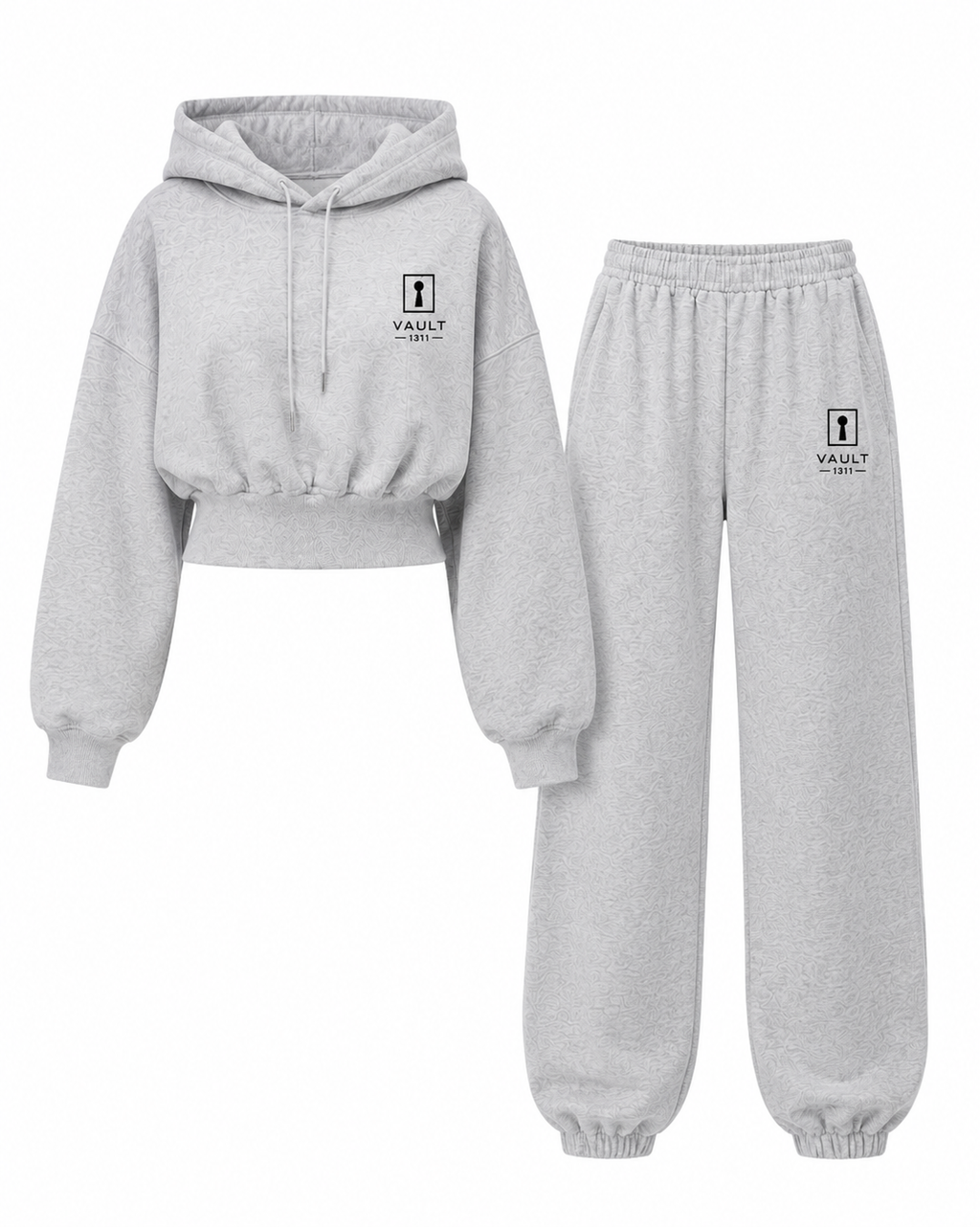 Vault 1311 Women's Cropped Hoodie &amp Jogger Set